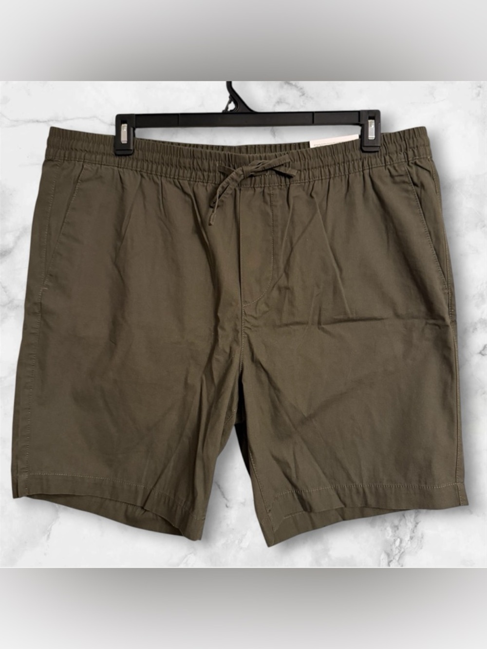 H&M Men's XL Olive Green Drawstring Shorts